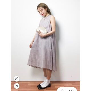 ドットアンドストライプスチャイルドウーマン(Dot&Stripes CHILDWOMAN)のドットワンピース(ひざ丈ワンピース)