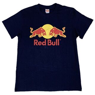 レッドブル ブランドロゴ プリントTシャツ ネイビー XXL(Tシャツ/カットソー(半袖/袖なし))