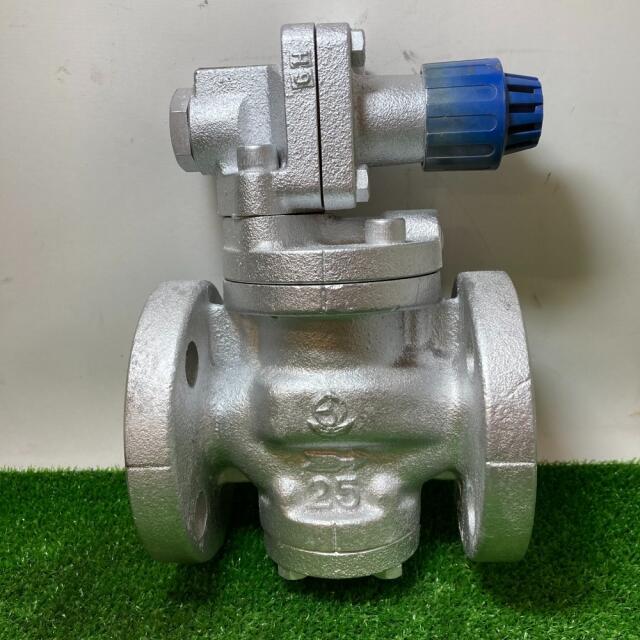 ** REDUCING VALVE 減圧弁（蒸気用）径 SIZE 25 IN MAX 1MPa 本体のみ 未チェック 現状販売 RP-6