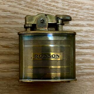 RONSON ロンソン STANDARD オイルライター 真鍮 着火確認済み(タバコグッズ)