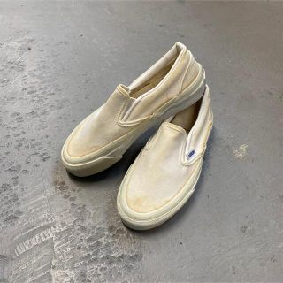 ヴァンズ(VANS)の80s vans スニーカー era スリッポン ホワイト 21.0cm(スニーカー)