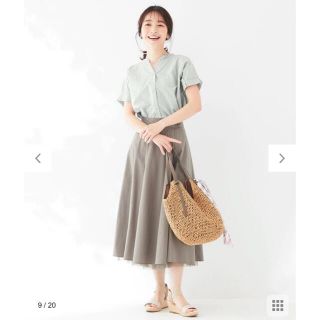 エニィスィス(anySiS)のanysis⭐️ 【洗える】シルケットスキッパー ブラウス、新品未使用(Tシャツ(半袖/袖なし))