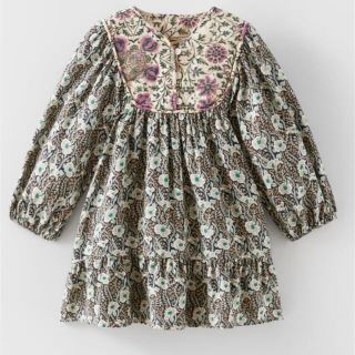 ザラキッズ(ZARA KIDS)のザラキッズ　パッチワークワンピース(ワンピース)