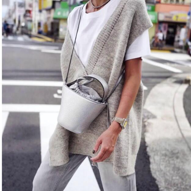 【Ayako bag】pottery bag silver アヤコバッグ