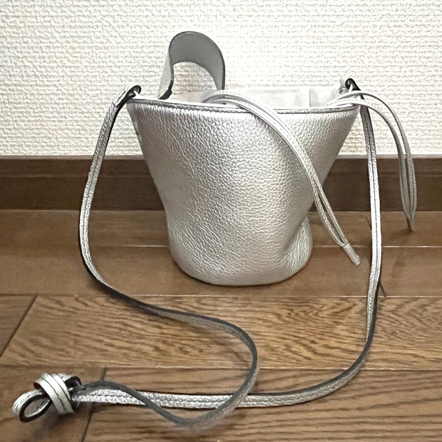 ayakoバッグ　pottery BAG シルバー