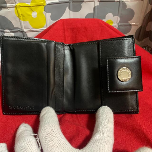 BVLGARI(ブルガリ)のBVLGARI ブルガリ二つ折り財布 キャンバス ホワイトベージュ レディースのファッション小物(財布)の商品写真