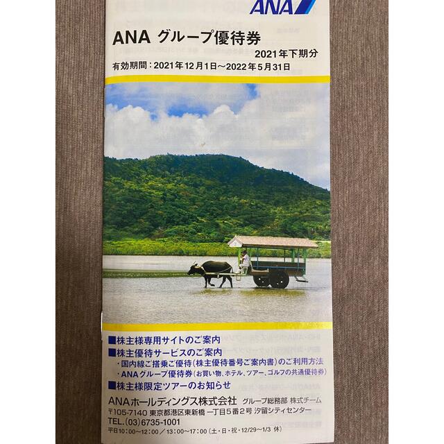 ANA(全日本空輸)(エーエヌエー(ゼンニッポンクウユ))のANA優待券2枚 チケットの優待券/割引券(その他)の商品写真