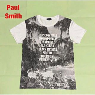 ポールスミス(Paul Smith)の【人気】Paul Smith　ポールスミス　切り替えTシャツ　英字プリント　お酒(Tシャツ/カットソー(半袖/袖なし))