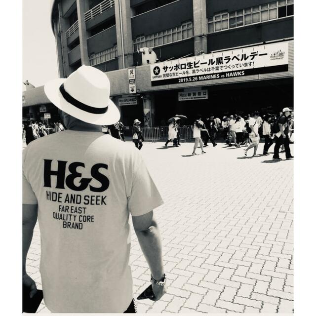 HIDE AND SEEK(ハイドアンドシーク)のHIDE AND SEEK ハイドアンドシーク ポケットTシャツ M 馬場一馬 メンズのトップス(Tシャツ/カットソー(半袖/袖なし))の商品写真