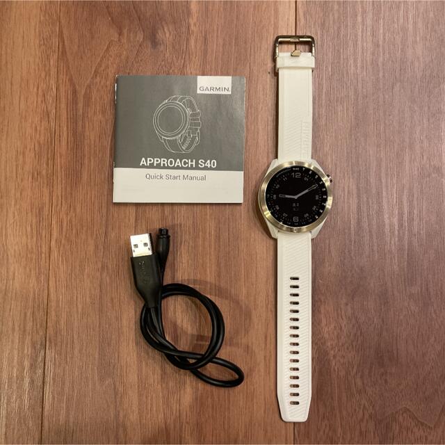 Garmin approach S40 ゴルフ ウォッチ ホワイト Garmin approach S40 ゴルフ ウォッチ ホワイト