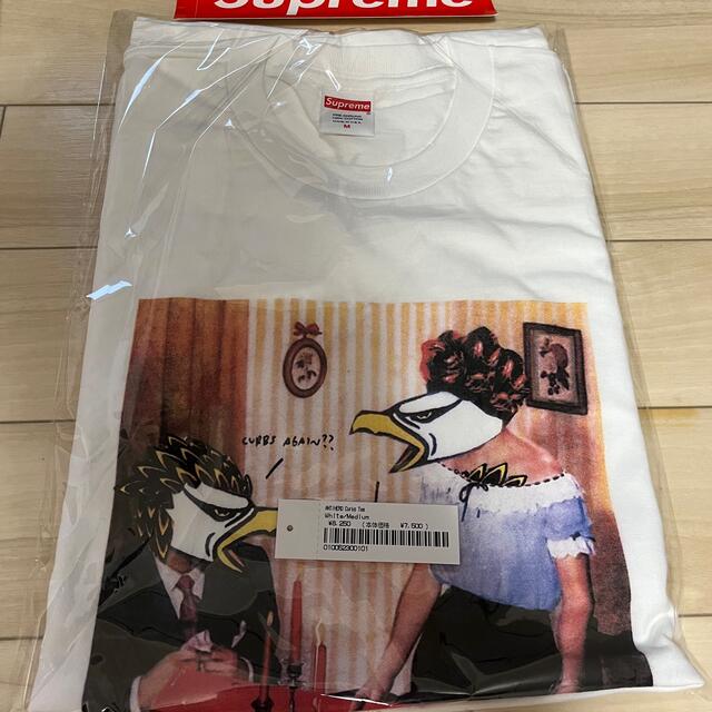 ① Supreme ANTIHERO Curbs Tee 白 m シュプリームTシャツ/カットソー(半袖/袖なし)