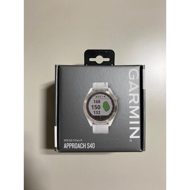 ゴルフウォッチ GARMIN S40 White