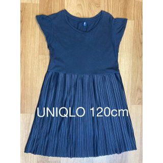 ユニクロ(UNIQLO)のユニクロ ワンピース120cm ネイビー(ワンピース)