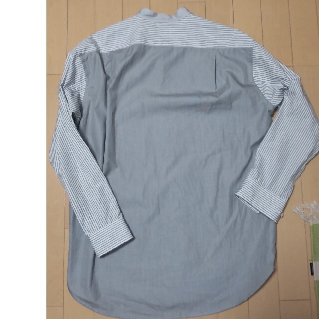 UNIQLO(ユニクロ)のユニクロ＋J スーピマコットンオーバーサイズスタンドカラーシャツ（長袖） メンズのトップス(シャツ)の商品写真