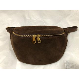 ノーブル(Noble)のchiiiibag／Suede Waist Bag  ブラウン 未使用(ボディバッグ/ウエストポーチ)