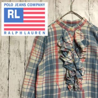 ポロラルフローレン(POLO RALPH LAUREN)の【人気】ポロジーンズカンパニー シャツワンピース　チェック(ひざ丈ワンピース)