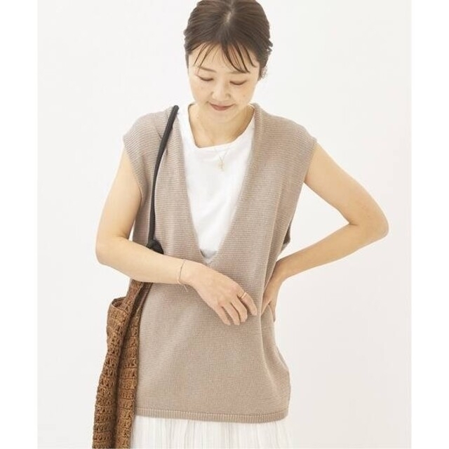 plage Italian Yarn ベスト レディース トップス carolinagelen.com