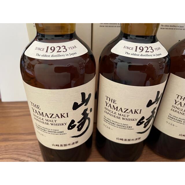 サントリー(サントリー)のサントリー 山崎 シングルモルトウイスキー 700ml・4本  食品/飲料/酒の酒(ウイスキー)の商品写真