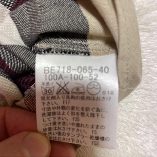 BURBERRY(バーバリー)のバーバリー　半袖　チェックシャツ　100㎝ キッズ/ベビー/マタニティのキッズ服男の子用(90cm~)(Tシャツ/カットソー)の商品写真