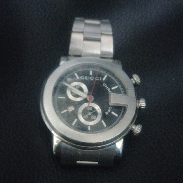 Gucci(グッチ)の【中古】GUCCI 腕時計 クロノグラフ 101M メンズの時計(腕時計(アナログ))の商品写真