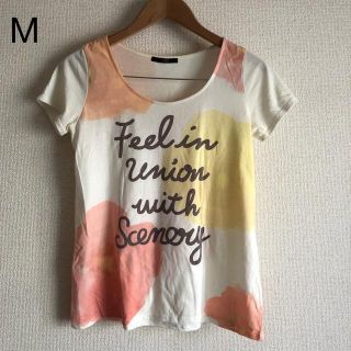 アルブム(ALBUM)のTシャツ ALBUM 白 お花 M(Tシャツ(半袖/袖なし))