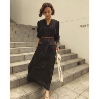 アメリヴィンテージ(Ameri VINTAGE)のアメリ CHECK RETRO SLENDER DRESS ドレス(ロングワンピース/マキシワンピース)