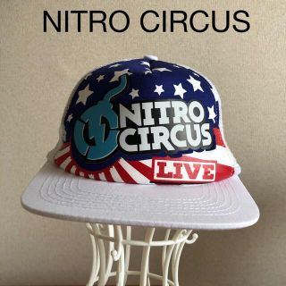 スポーツ帽子 NITRO CIRCUS 白(キャップ)