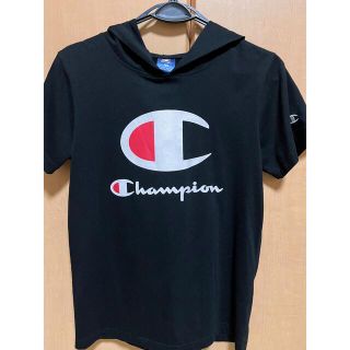 美品⭐︎チャンピオン⭐︎フード付きTシャツ160(Tシャツ/カットソー)