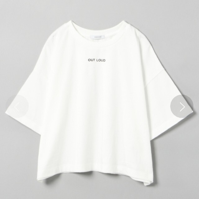 JEANASIS(ジーナシス)のジーナシス　ショート丈Tシャツ レディースのトップス(Tシャツ(半袖/袖なし))の商品写真