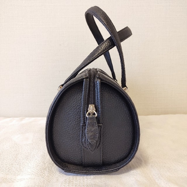 TUMI(トゥミ)の高級✨オーストリッチ　ハンドバッグ　黒　ブラック　ダチョウ革 レディースのバッグ(トートバッグ)の商品写真