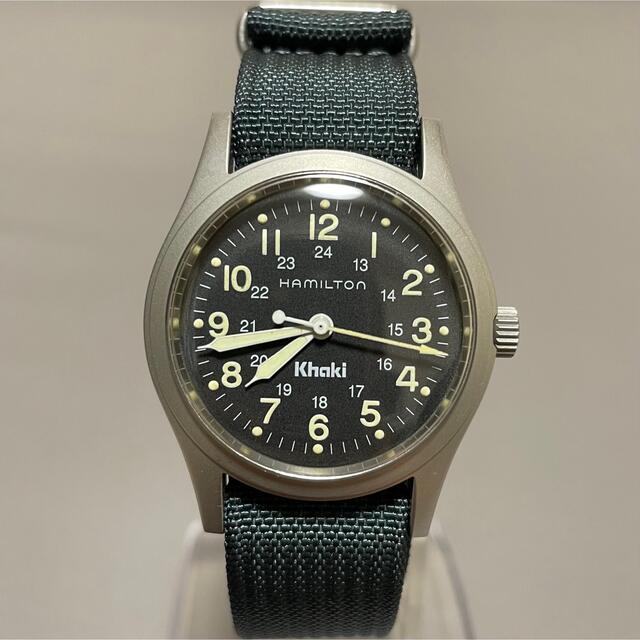 Hamilton(ハミルトン)の美品 hamilton khaki 9415A 手巻き ハミルトン カーキ メンズの時計(腕時計(アナログ))の商品写真