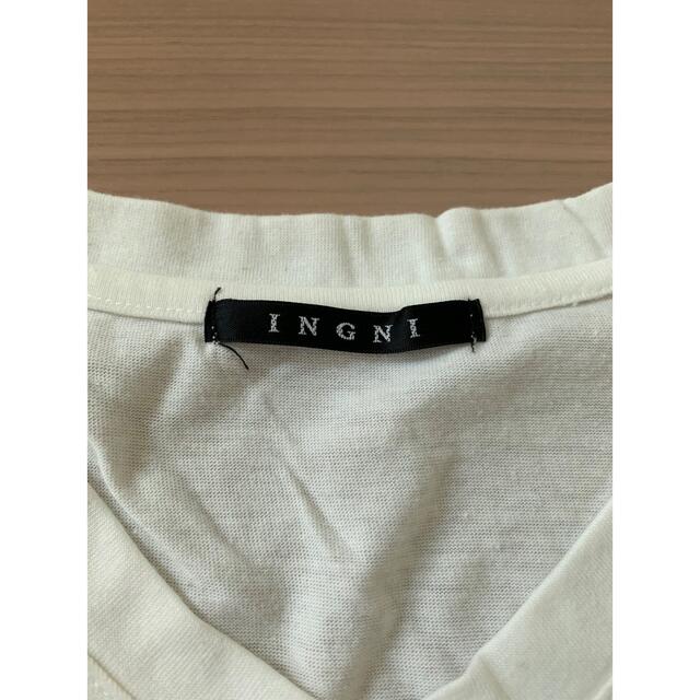 INGNI(イング)のINGNI 白Tシャツ レディースのトップス(Tシャツ(半袖/袖なし))の商品写真