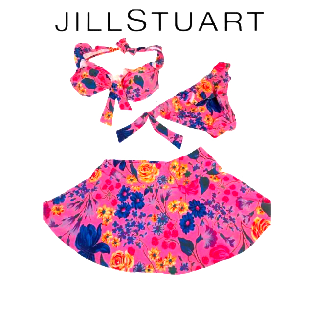 JILLSTUART(ジルスチュアート)の【新品】JILLSTUART ジル スチュアート 水着 花柄ビキニ　ピンク レディースの水着/浴衣(水着)の商品写真
