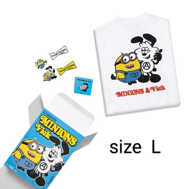 MINIONS VICK BOX SET verdy Tシャツ L ミニオンズ