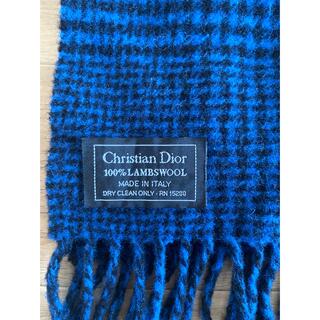 ディオール(Christian Dior) マフラー/ショール(レディース)（ブルー 