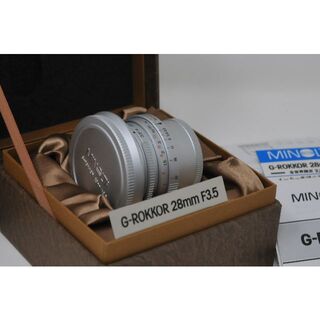 コニカミノルタ(KONICA MINOLTA)のMINOLTA G-ROKKOR 28mm F3.5 稀少・美品(レンズ(単焦点))