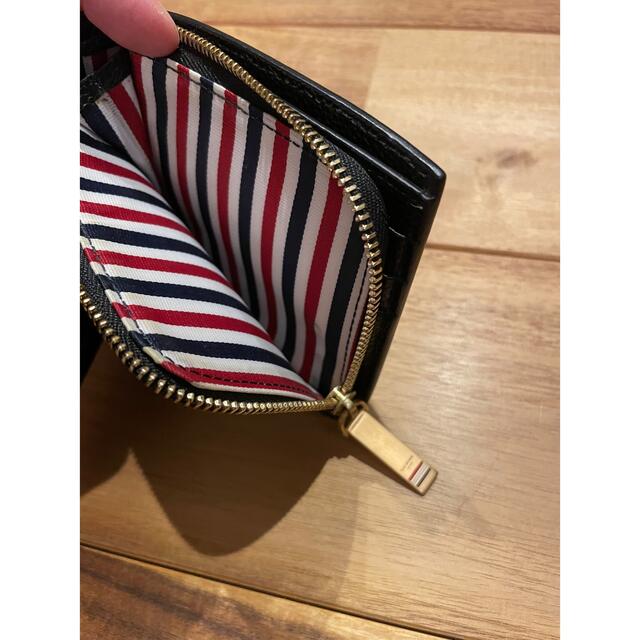 THOM BROWNE(トムブラウン)の美品　トムブラウン　二つ折り財布　ブラック メンズのファッション小物(折り財布)の商品写真