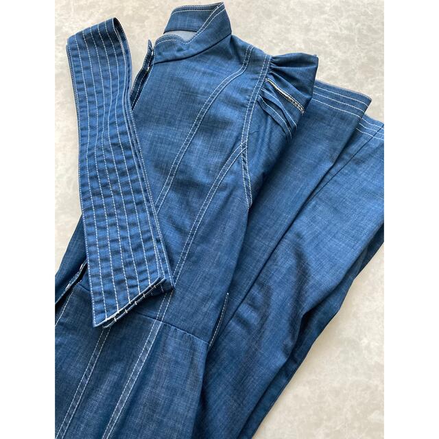 ロングワンピース/マキシワンピース herlipto デニム ワンピース M