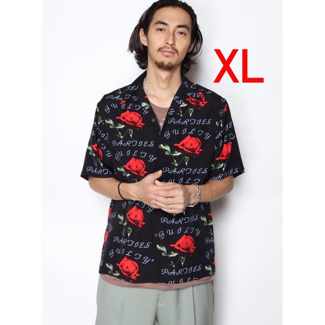 安心してご購入 WACKO MARIA HAWAIIAN SHIRT BLACK XL シャツ