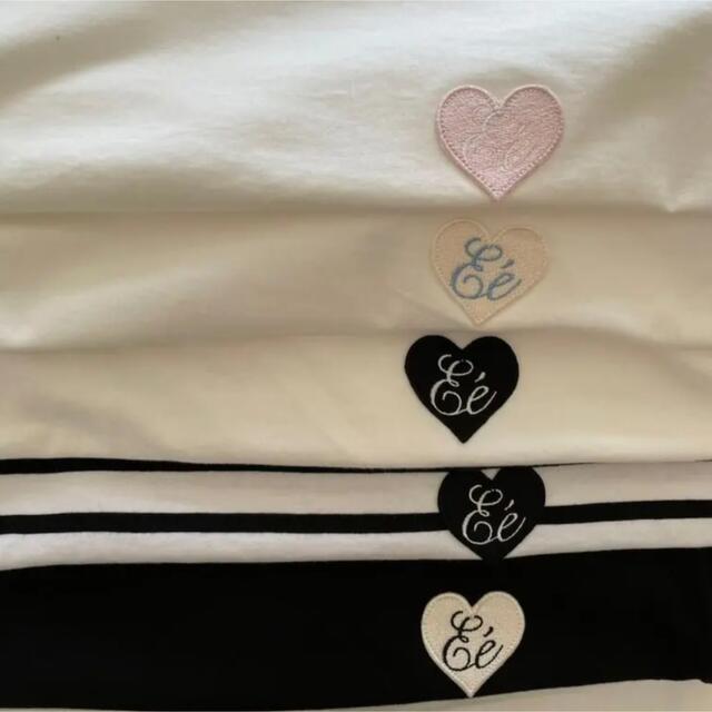 épine(エピヌ)のepine エピヌ  Eé tee black heart Tシャツ レディースのトップス(Tシャツ(半袖/袖なし))の商品写真