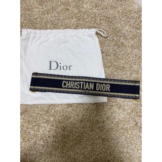 クリスチャンディオール(Christian Dior)の【 美品 】DIOR エンブロイダリー キャンバス ベルト XSサイズ(ベルト)