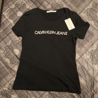 カルバンクライン(Calvin Klein)の新品レア Calvin Klein Tシャツ S カルバンクライン 黒 ブラック(Tシャツ(半袖/袖なし))