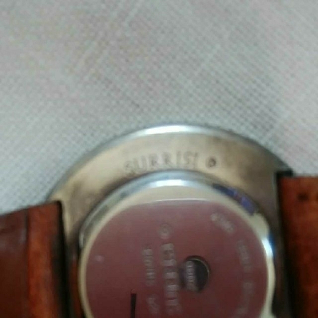 インディアンジュエリー時計／原石ターコイズ文字盤 レディースのファッション小物(腕時計)の商品写真