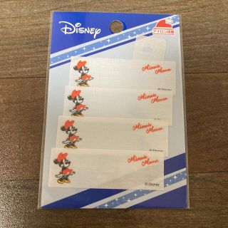 ディズニー(Disney)の新品 ディズニー ミニーマウス ネームラベル(各種パーツ)