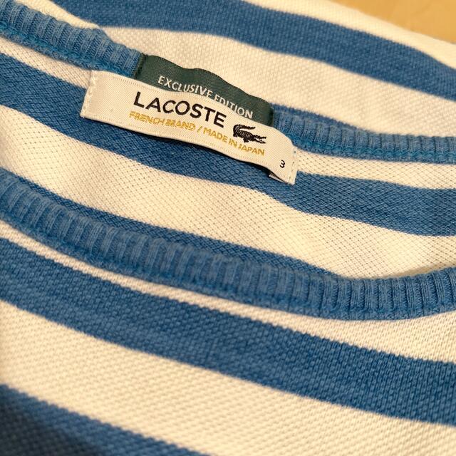 LACOSTE(ラコステ)の（49）LACOSTE メンズ Tシャツ　ボートネック　カットソー メンズのトップス(Tシャツ/カットソー(半袖/袖なし))の商品写真