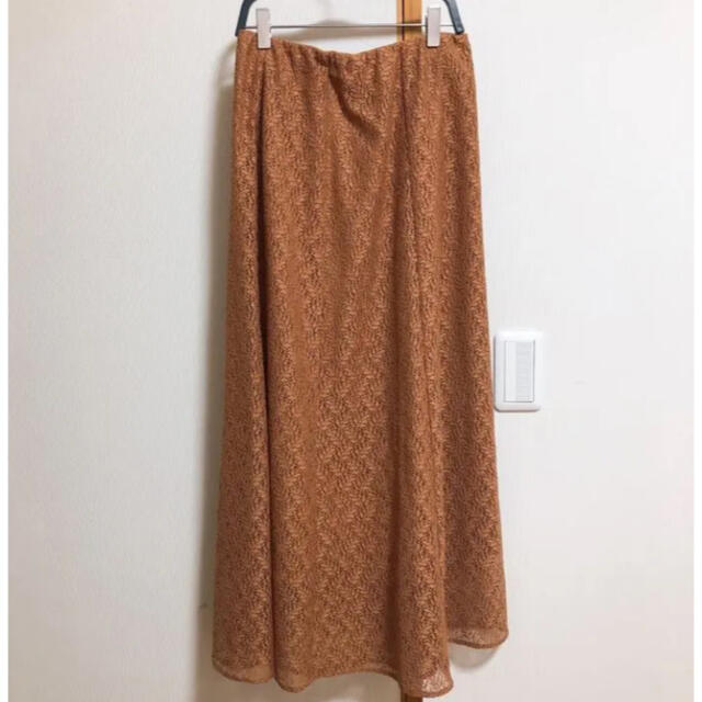 ViS(ヴィス)のリーフ柄スカート レディースのスカート(ロングスカート)の商品写真