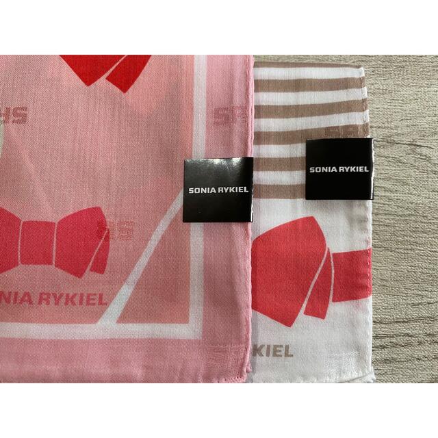 新品 未使用 SONIARYKIEL ソニアリキエル ハンカチ2枚組