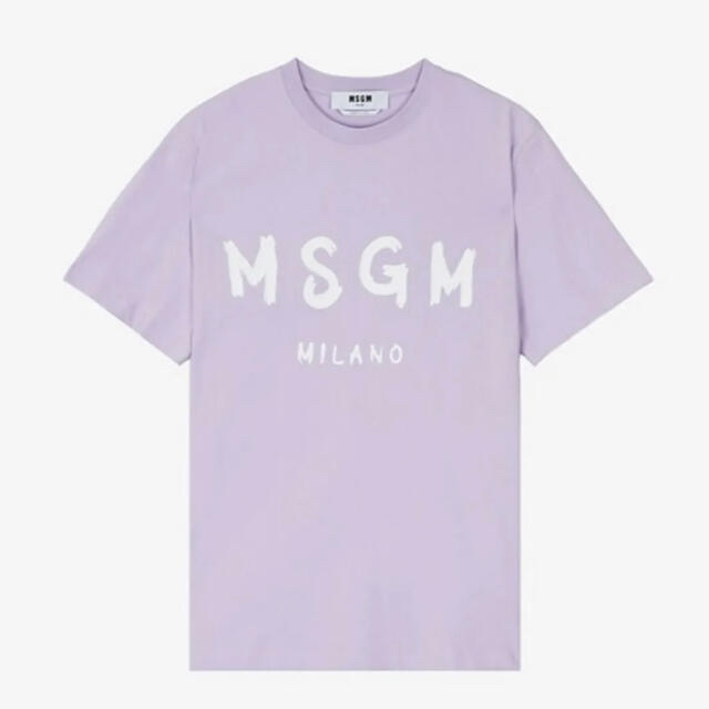 〈新品〉MSGM Tシャツ　パープル　ミラノロゴ　milano 薄紫