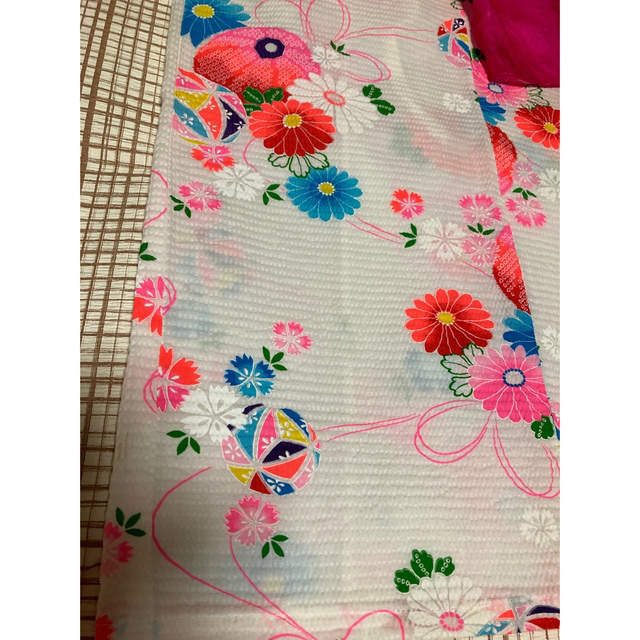 美品❣️ 女の子　浴衣　120 古典柄　 キッズ/ベビー/マタニティのキッズ服女の子用(90cm~)(甚平/浴衣)の商品写真