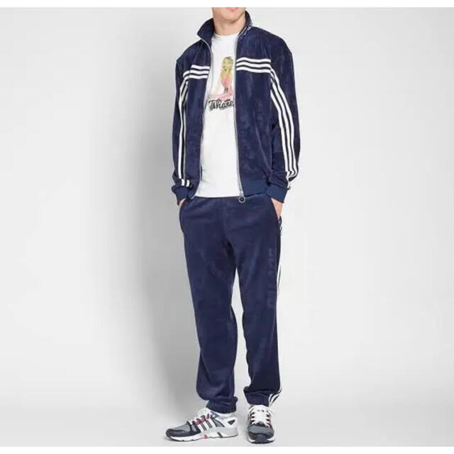 ジャージ adidas ベロアジャケットの通販 by おいしいウニ's shop